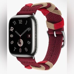 Compatible with Apple Watch Band 42mm 44mm 45mm 49mm for Women Men, Soft Braided